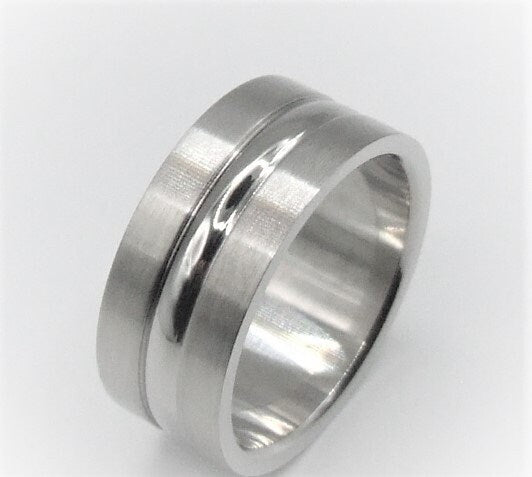 High quality stylish stainless steel band ring