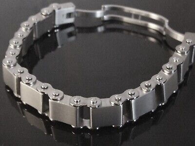 High quality chain link gents titanium bracelet