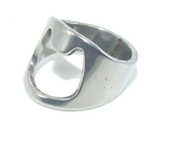 Stainless steel bottle opener stainless steel novelty ring