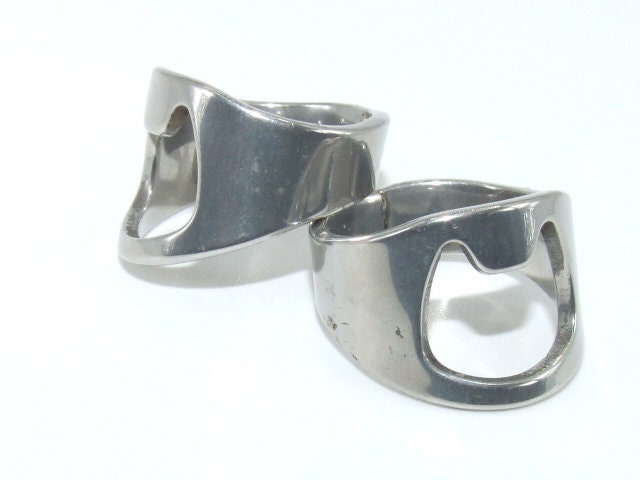 Stainless steel bottle opener stainless steel novelty ring