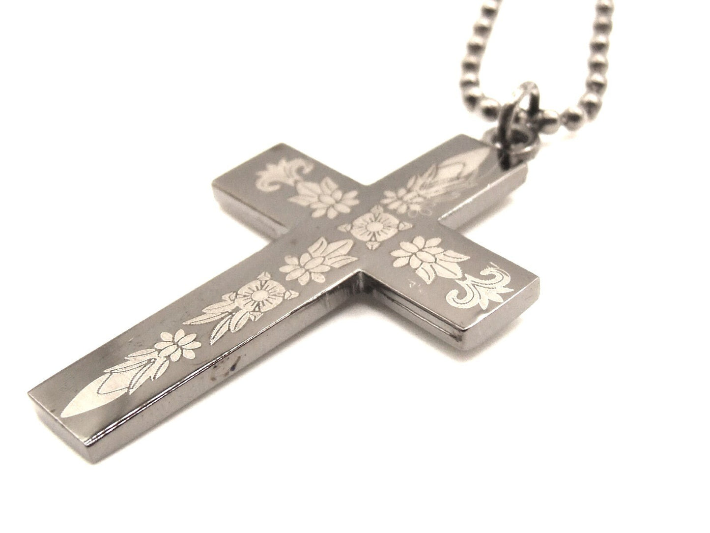 Tungsten oversized crucifix pendants