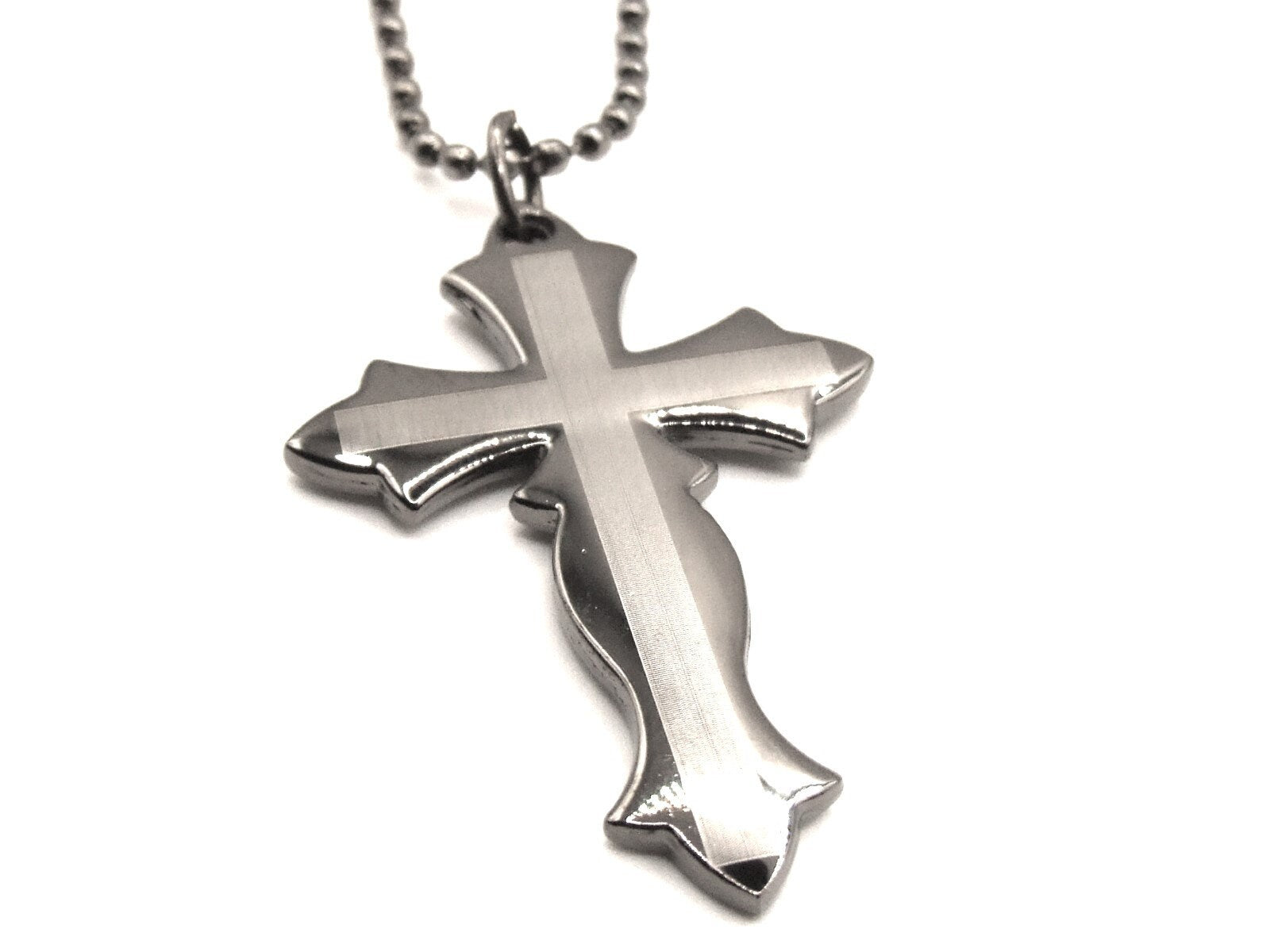 Tungsten oversized crucifix pendants